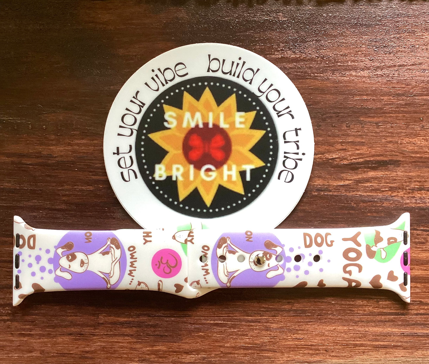 Yoga dog watch band