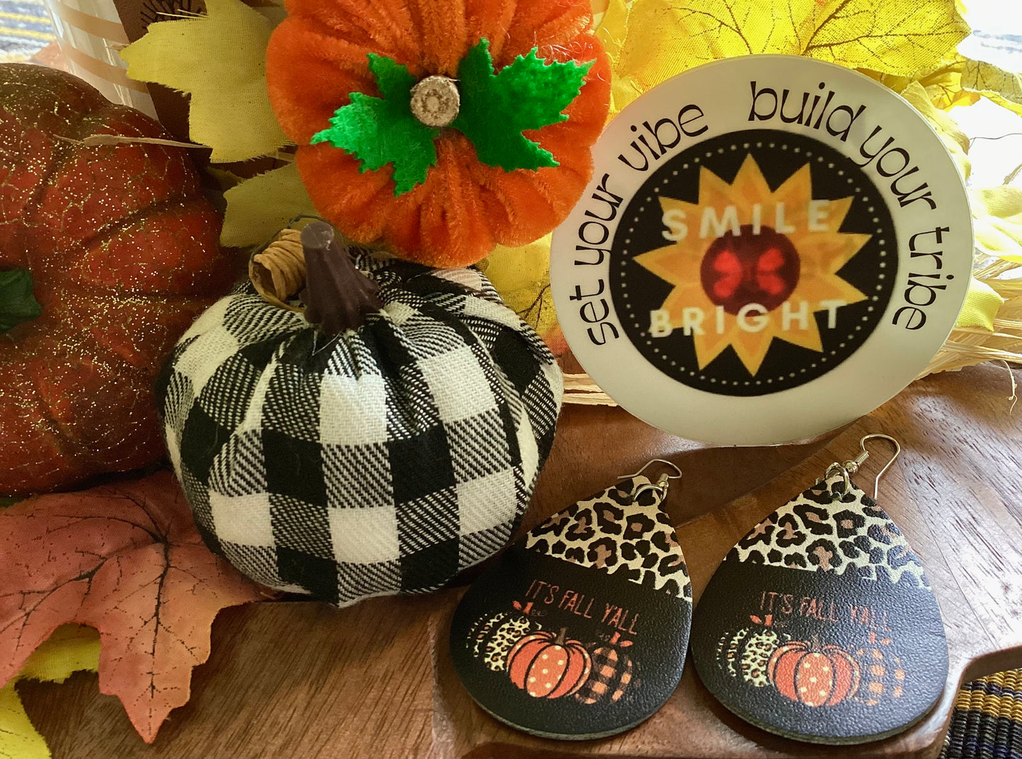 "It's Fall Y'all" Earrings