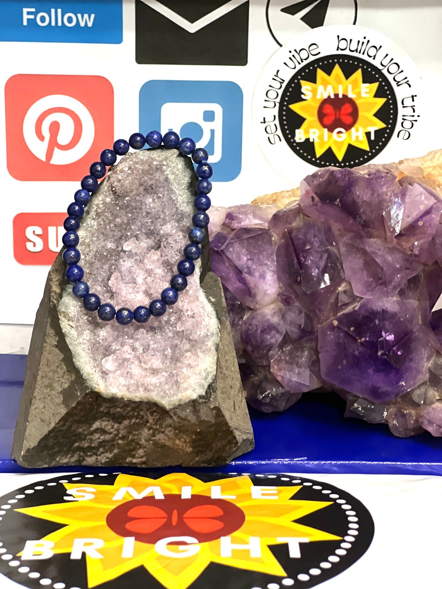Healing Bracelet- Lapis Lazuli 6mm