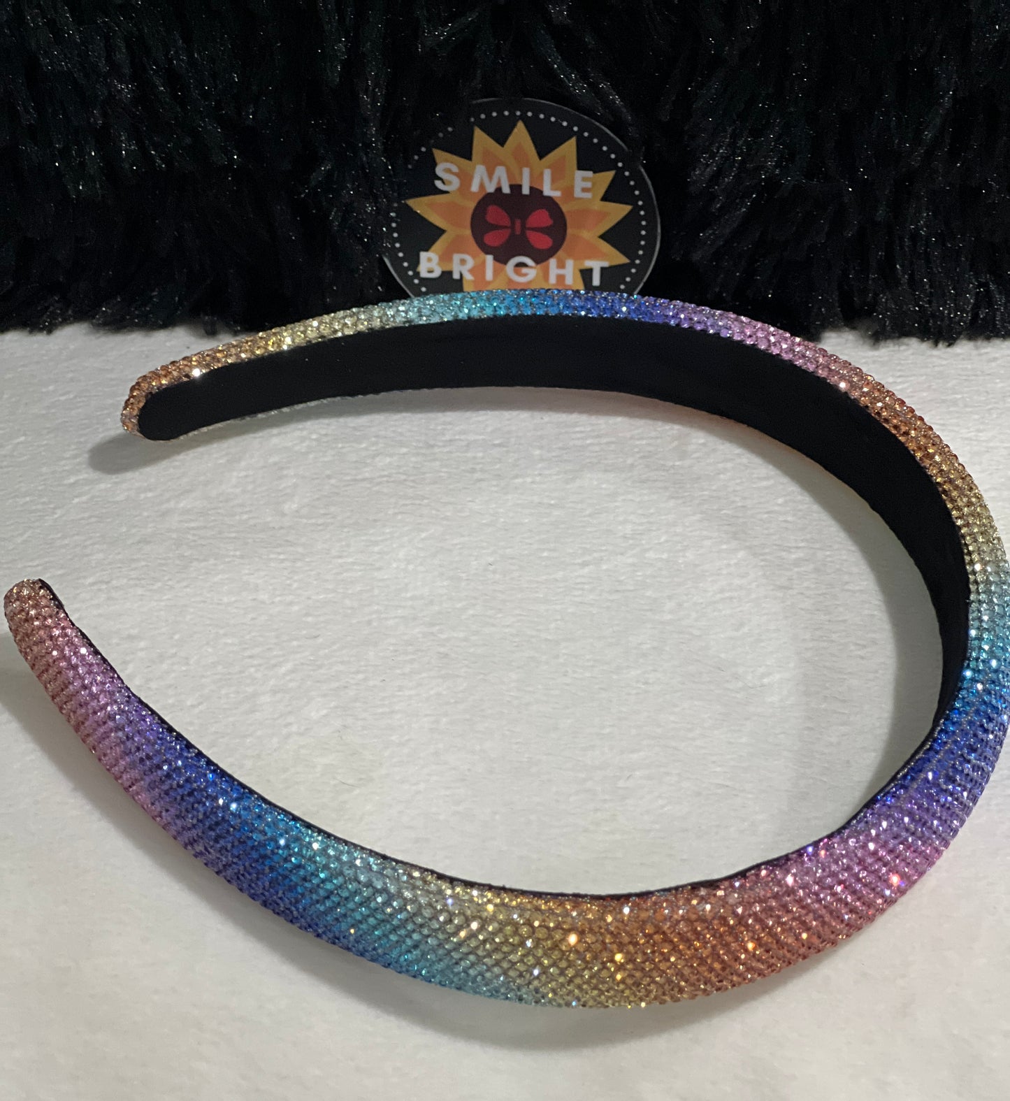 Rhinestone Rainbow Headband