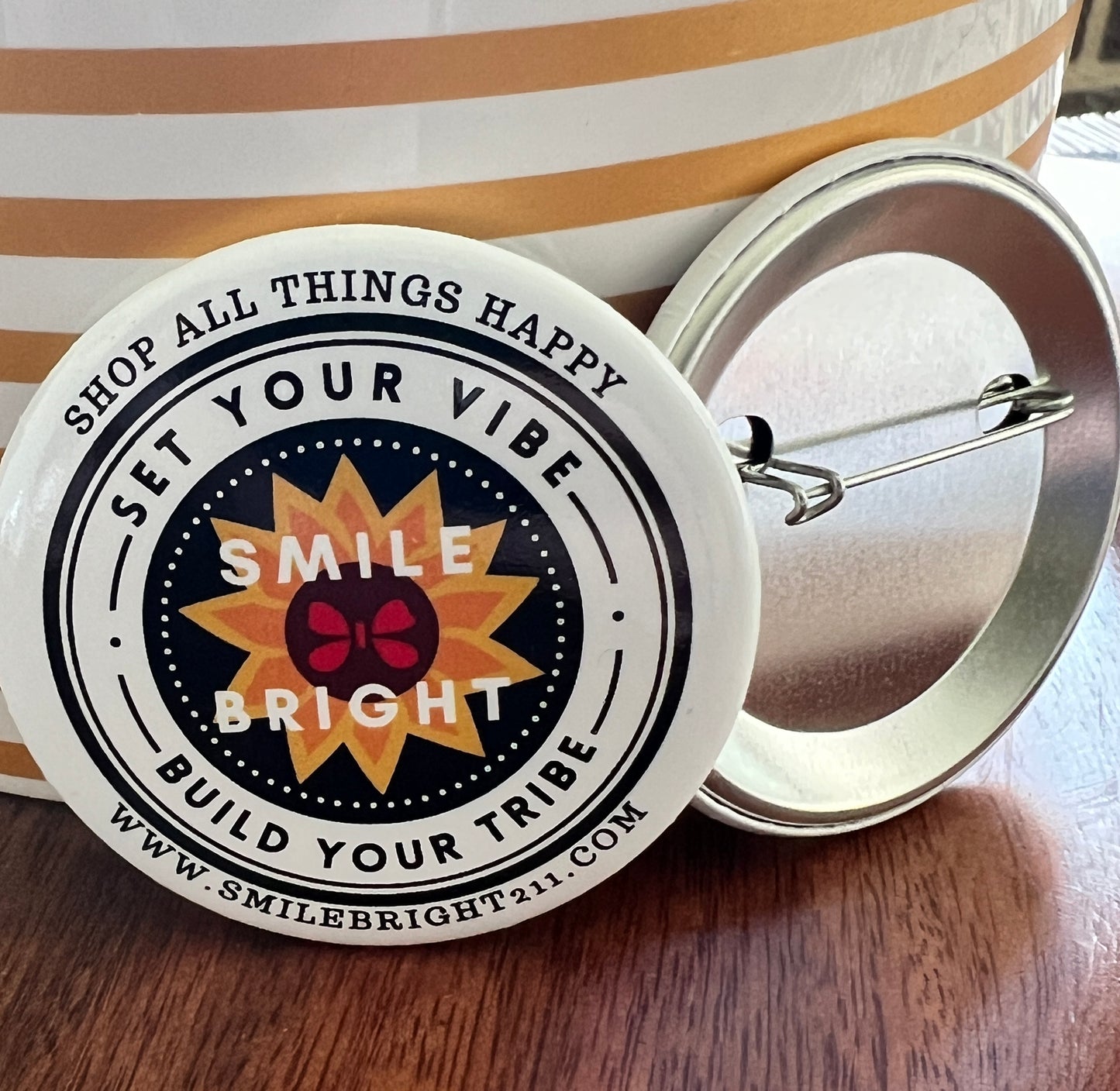 Smile Bright211 Logo Button