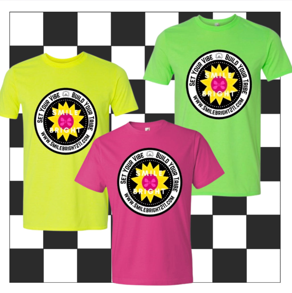Neon Vibes Logo T-Shirt
