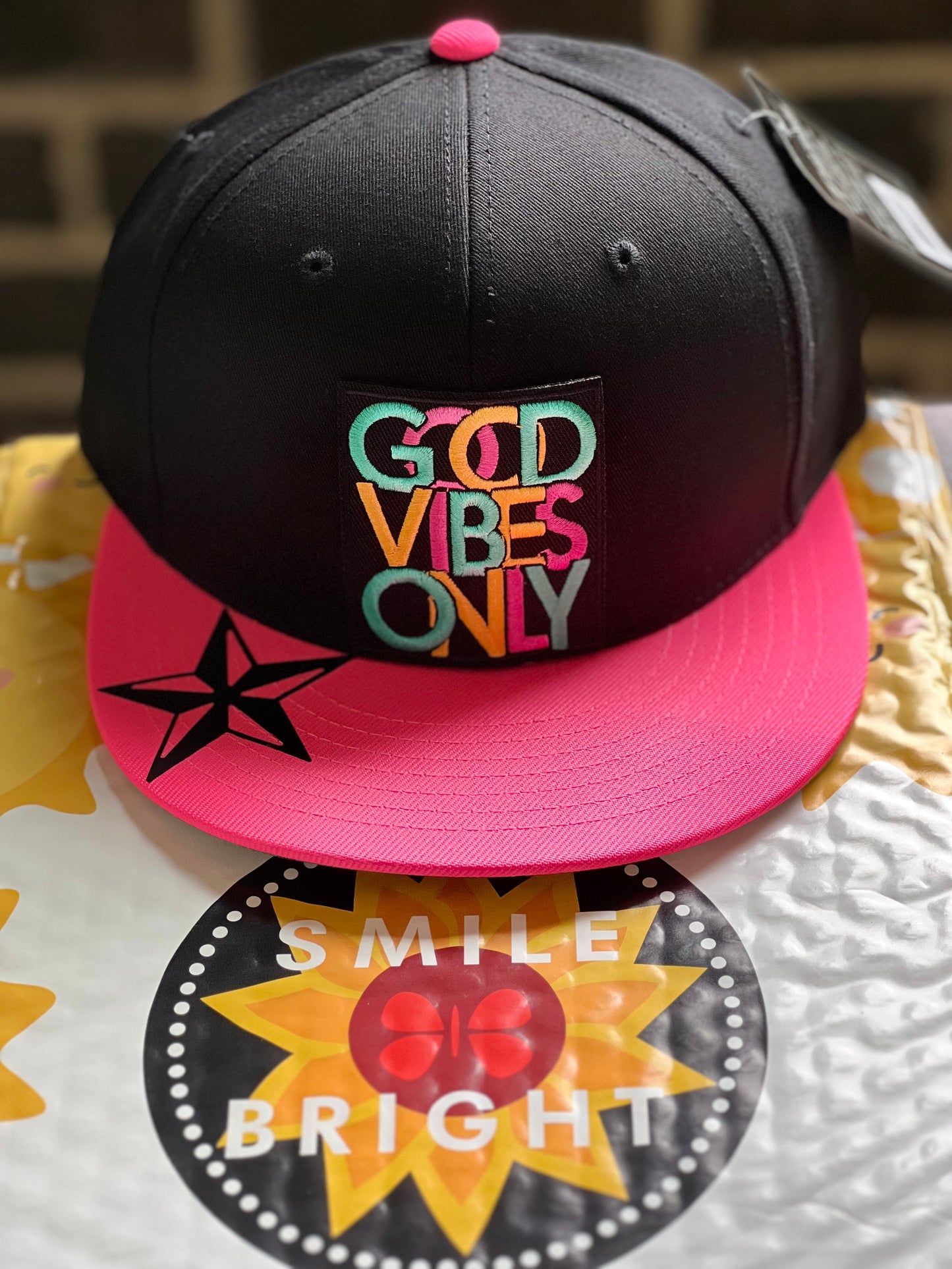 Good Vibes Only- Flat Bill hats