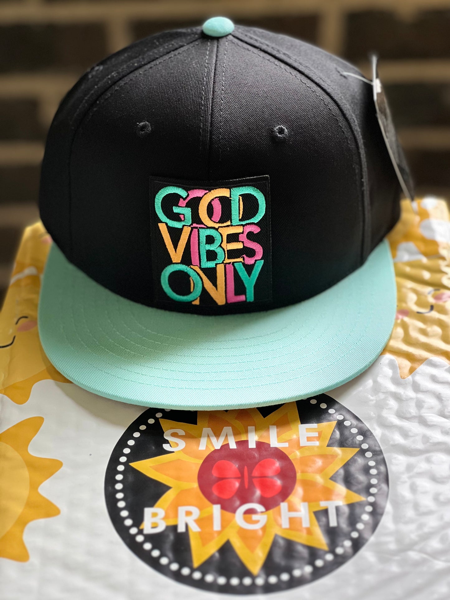 Good Vibes Only- Flat Bill hats
