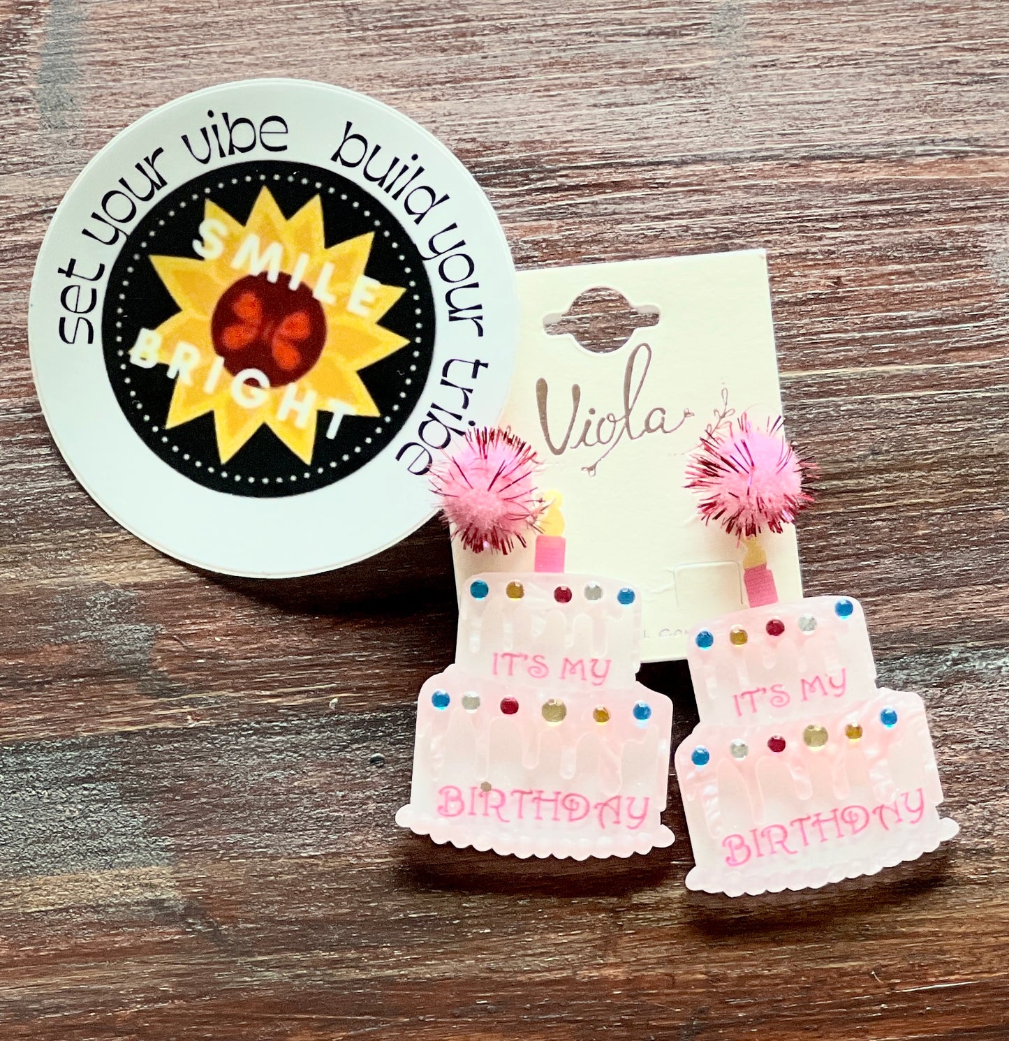 BIRTHDAY earrings