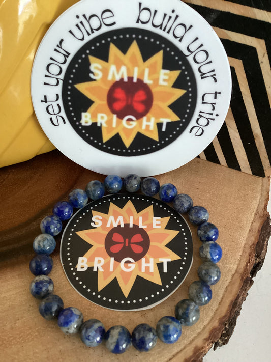Healing Bracelet- Lapis Lazuli 8mm
