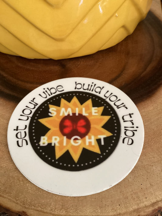 Smile Bright211 Logo Waterproof Sticker