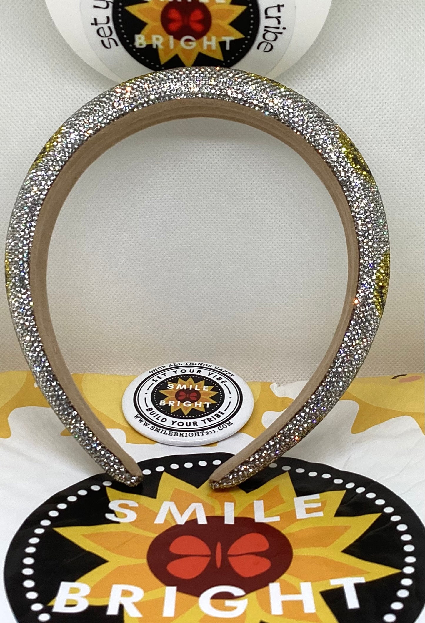 Smiley Rhinestone Headband