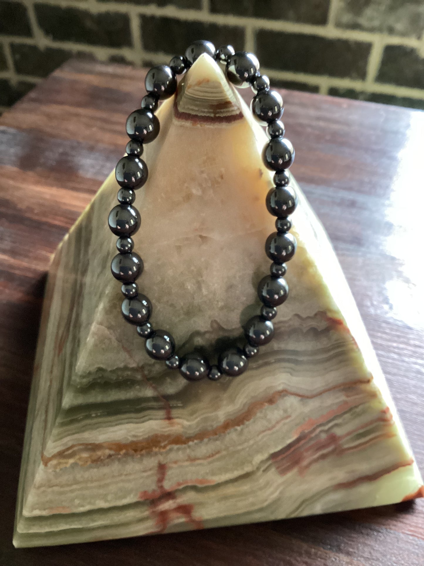 Healing Bracelet -Hematite stretchy