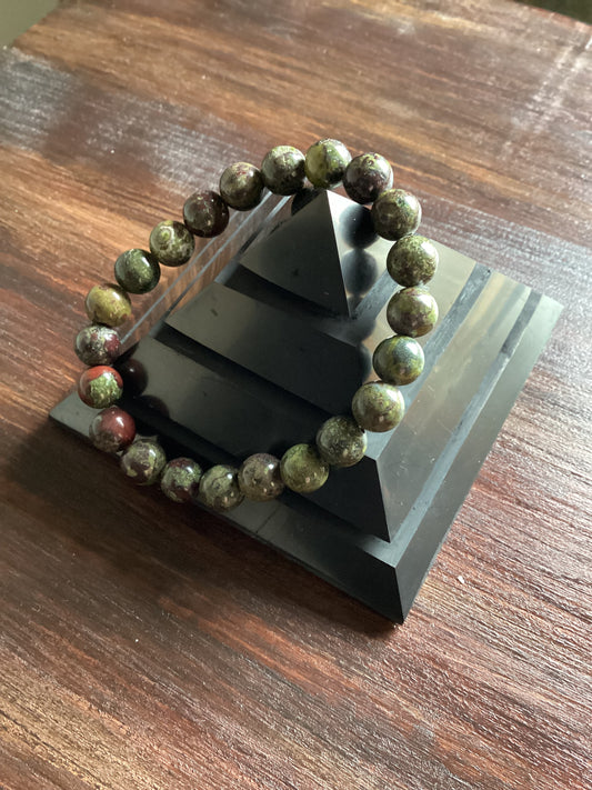 Dragon Bloodstone Crystal bracelet