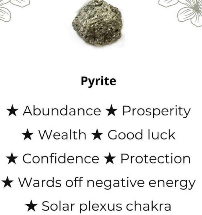Healing Bracelet- Pyrite 8mm