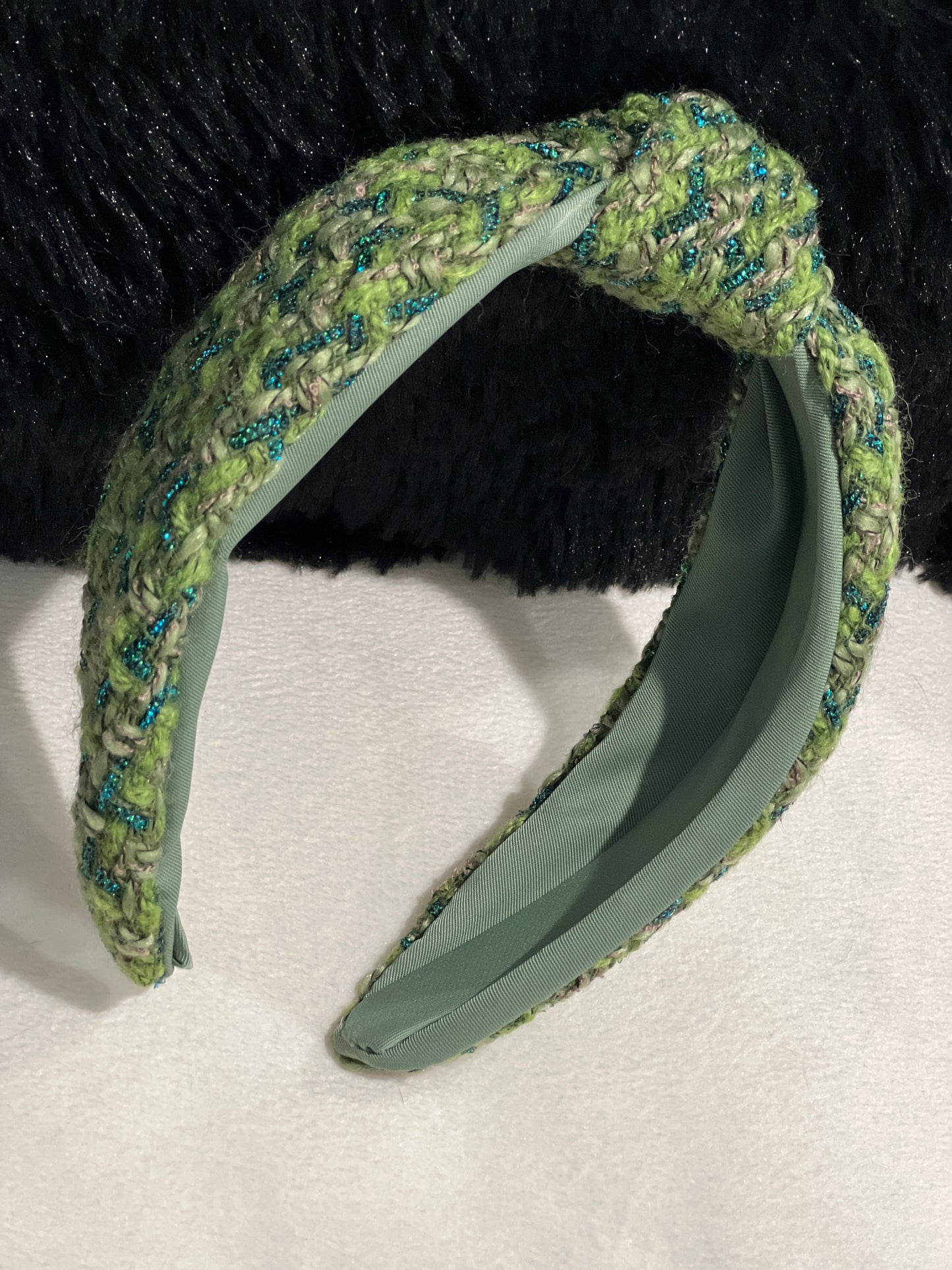 Luxury Green Shimmer Headband