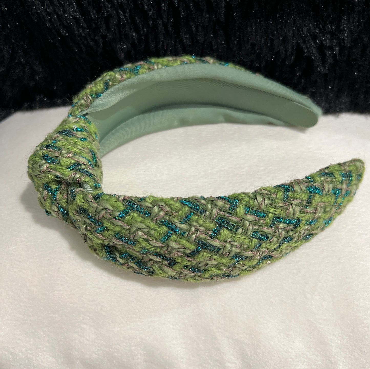 Luxury Green Shimmer Headband