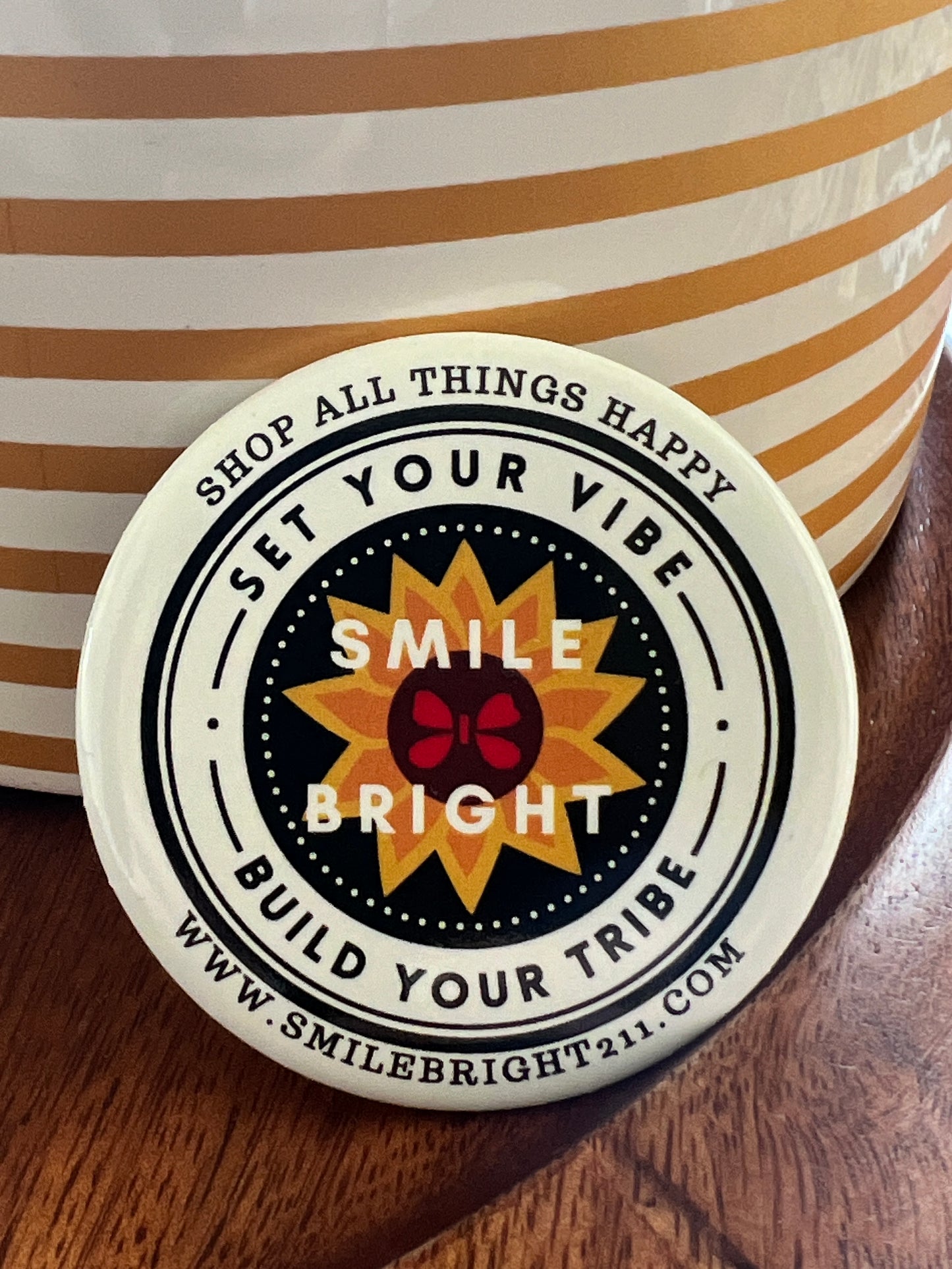 Smile Bright211 Logo Button