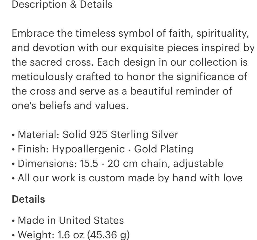 Cross Bracelet