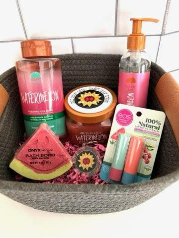 Smile Bright211 LLC Custom Theme Gift Basket-Watermelon